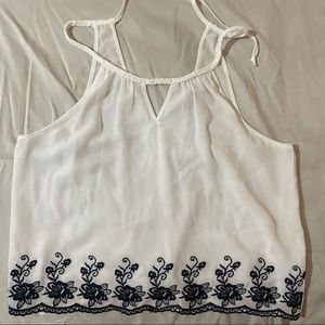 White summer top